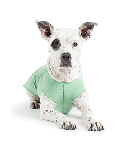 Perro Camiseta para perro con protección UV, alivia la ansiedad de las mascotas, protege heridas, previene las colas de zorro, alopecia, lavable a máquina, para uso durante todas las estaciones