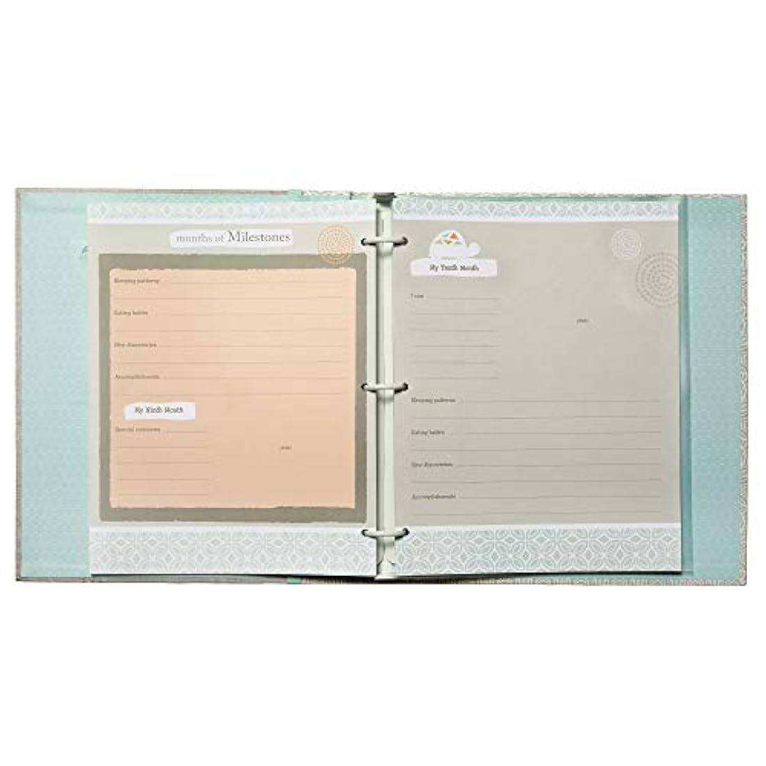 libro de recuerdo para bebés de primeros cinco años