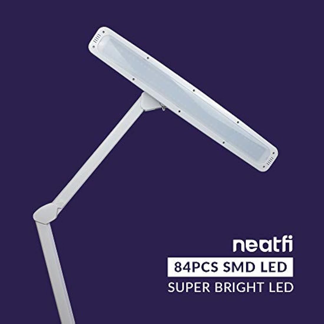 Lámpara de trabajo con abrazadera, 22.8 pulgadas de ancho