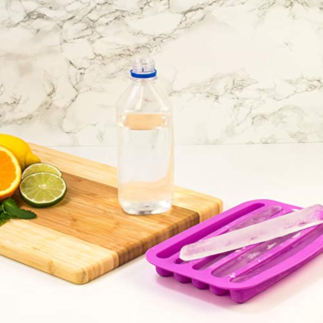 Bandeja para cubitos de hielo y baquetas, Palitos de hielo