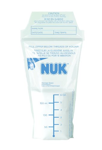 Bolsas de leche materna NUK Seal N Go, 50 unidades