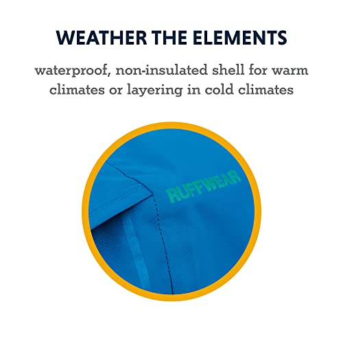 RUFFWEAR, Chubasquero para perro, impermeable y resistente al viento para clima húmedo