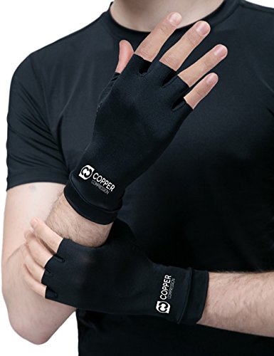 Guantes de artritis de compresión de cobre