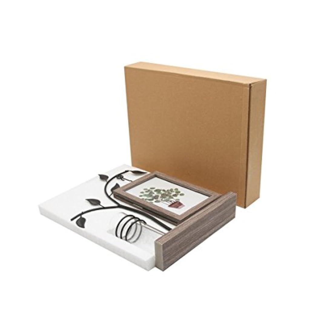 Marco de imagen colgante de doble cara con forma de gato