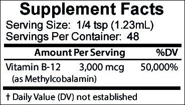 Gotas líquidas sublinguales de vitamina B12