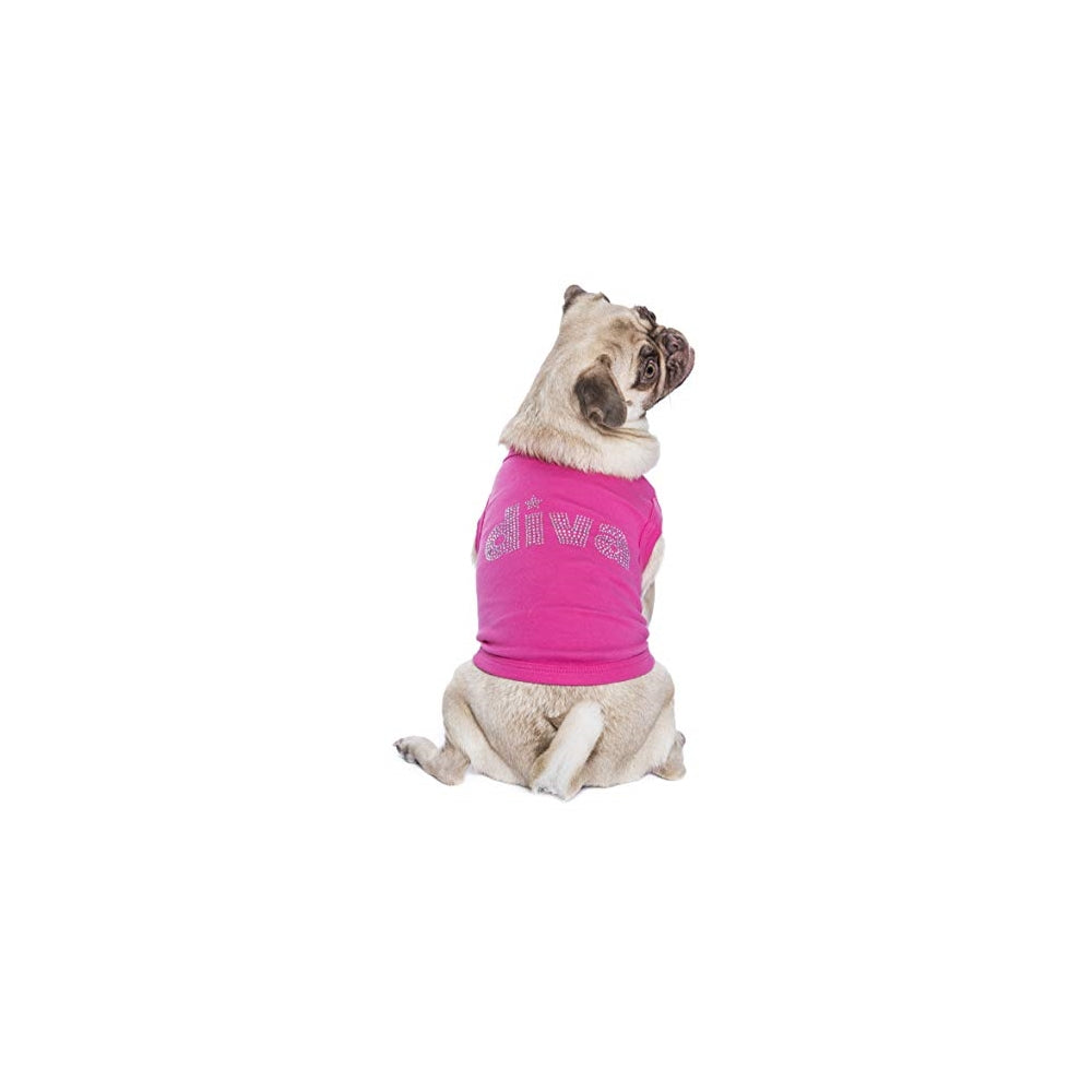 Camisetas para perro con la frase Diva Tamaño: xs