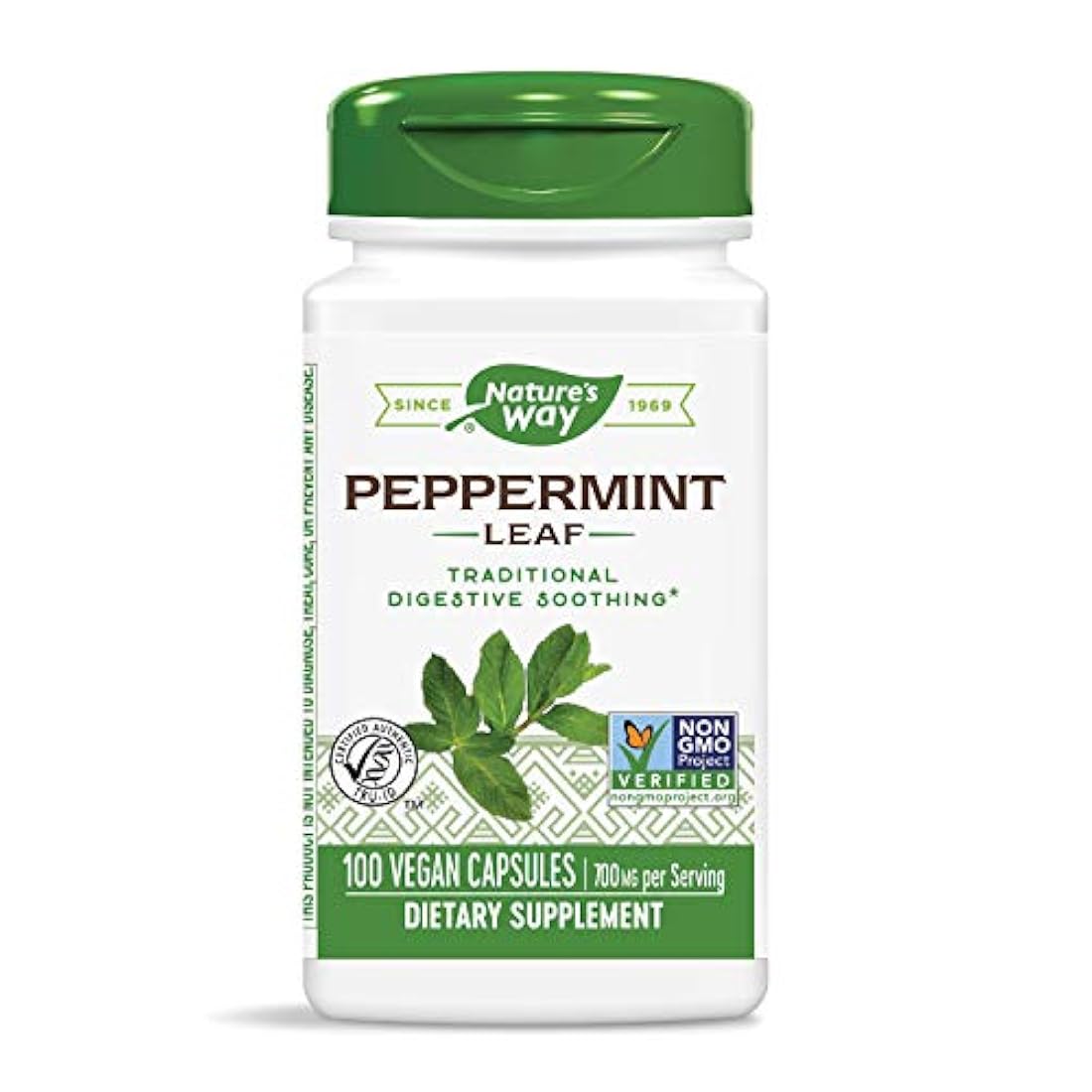 Nature's Way Premium Hoja de menta de hierbas