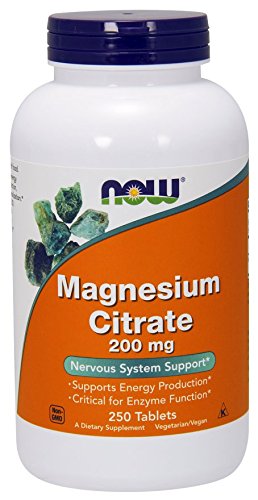Citrato de magnesio 200 mg 250 tabletas