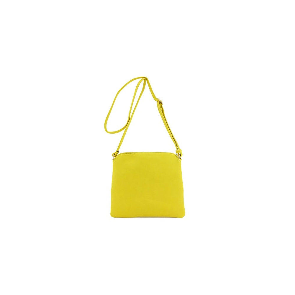 Bolsos Bandolera ligera y mediana con borla amarillo
