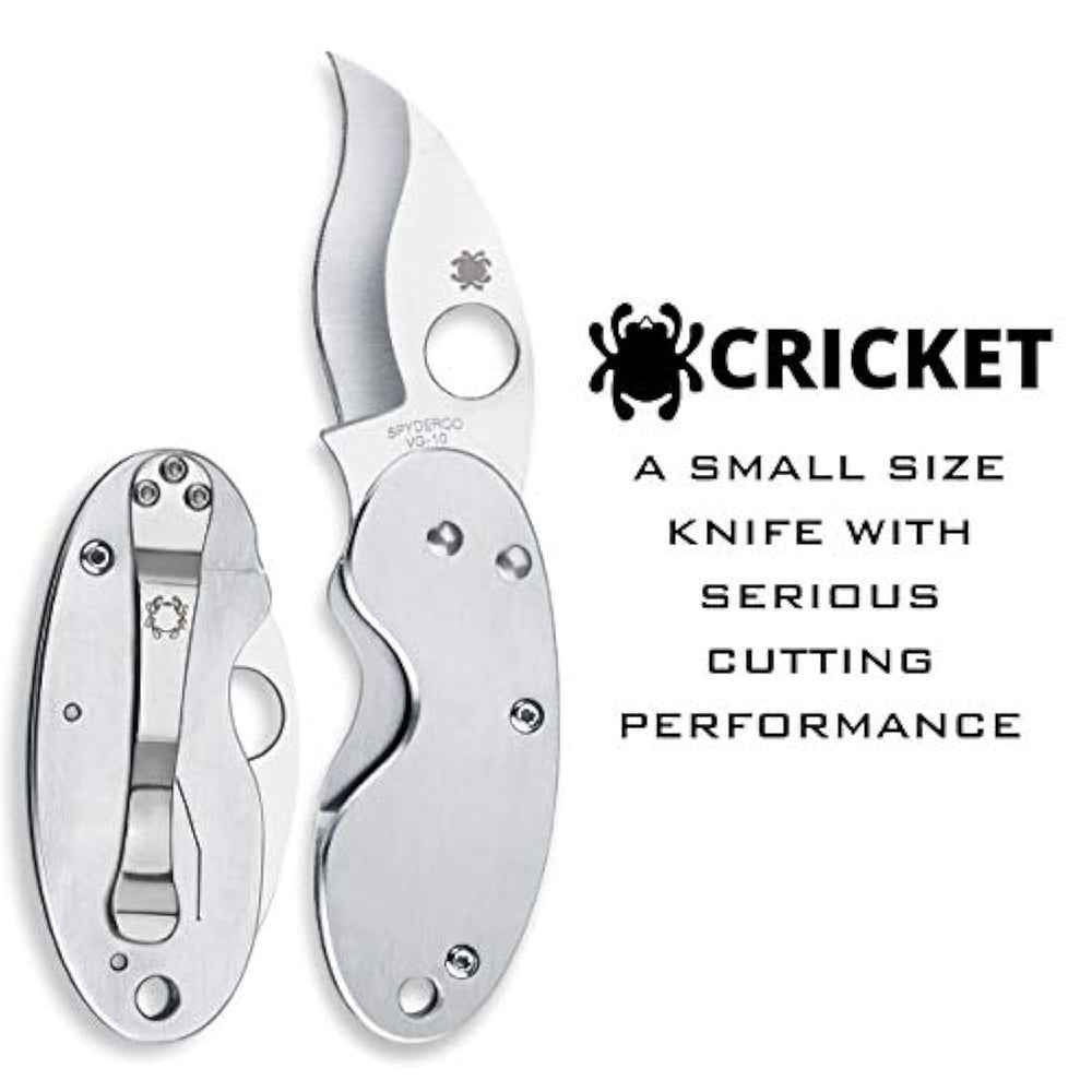 Spyderco C29 - Cuchillo plegable para críquet con hoja