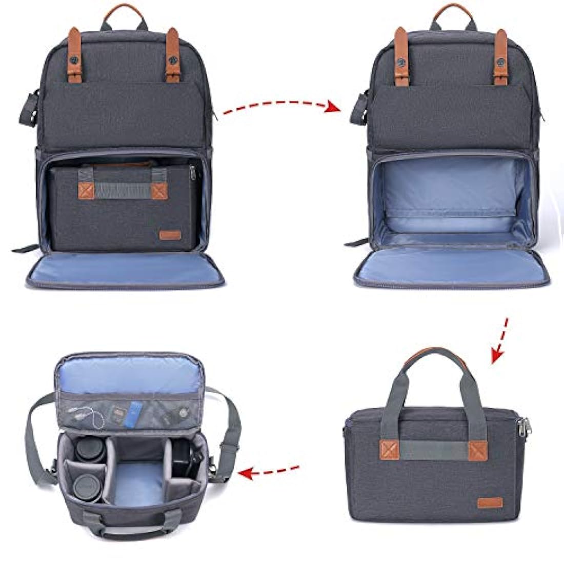 MOSISO - Mochila para cámara de 17,3 pulgadas, DSLR/SLR,