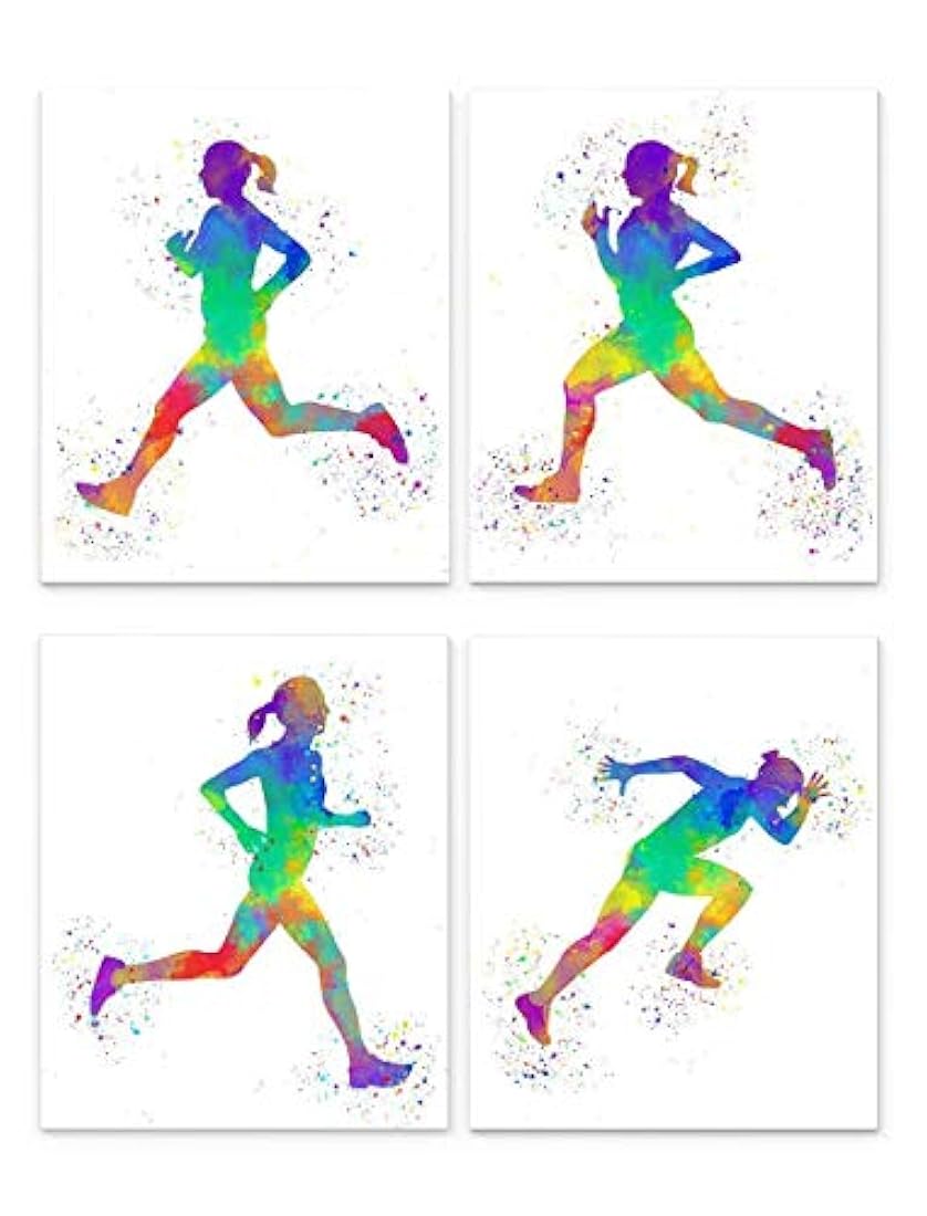 4 impresiones decorativas para pared sin marco