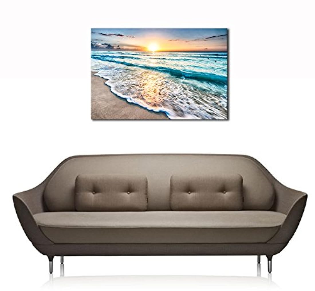 Wieco Art Sea Waves HD Lienzo impreso moderno arte de pared