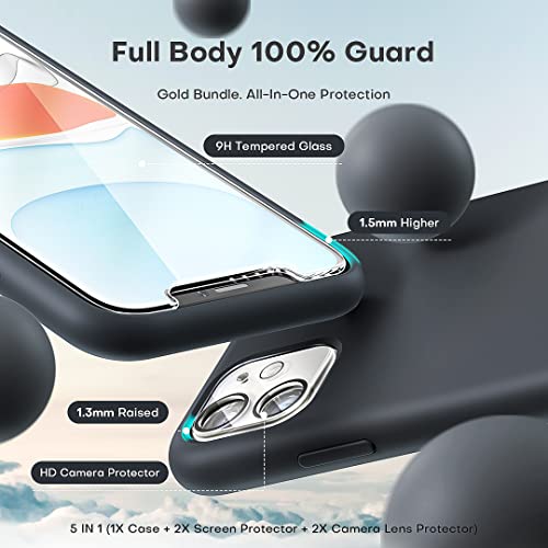 Funda diseñada con 2 protectores de pantalla