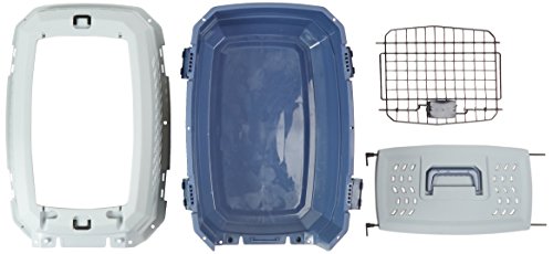 Perrera para mascotas de carga superior, dos puertas