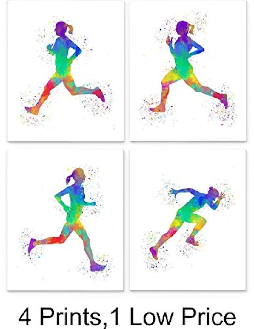 4 impresiones decorativas para pared sin marco