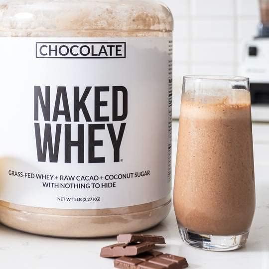 Proteína de Suero Naked Whey 1LB - Natural, Orgánica, Sin GMO