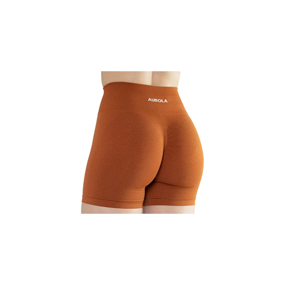 Shorts de entrenamiento color naranja talla XS