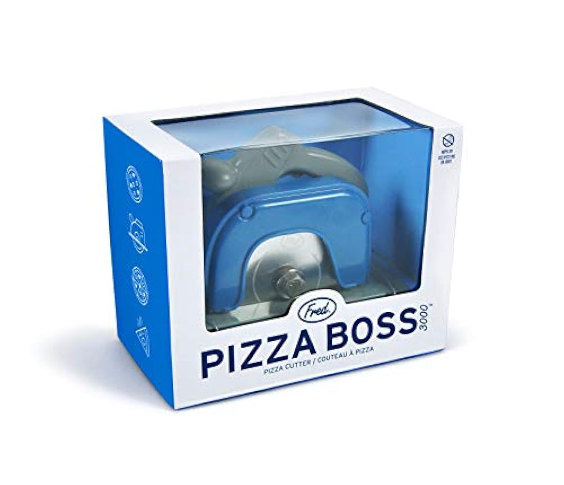 Fred & Friends PIZZA BOSS - Rueda circular para pizza