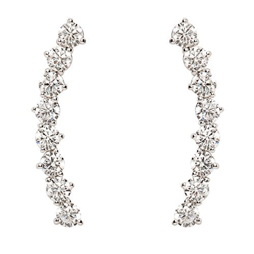 Pendientes de manguito de escalada de oreja hipoalergénicas