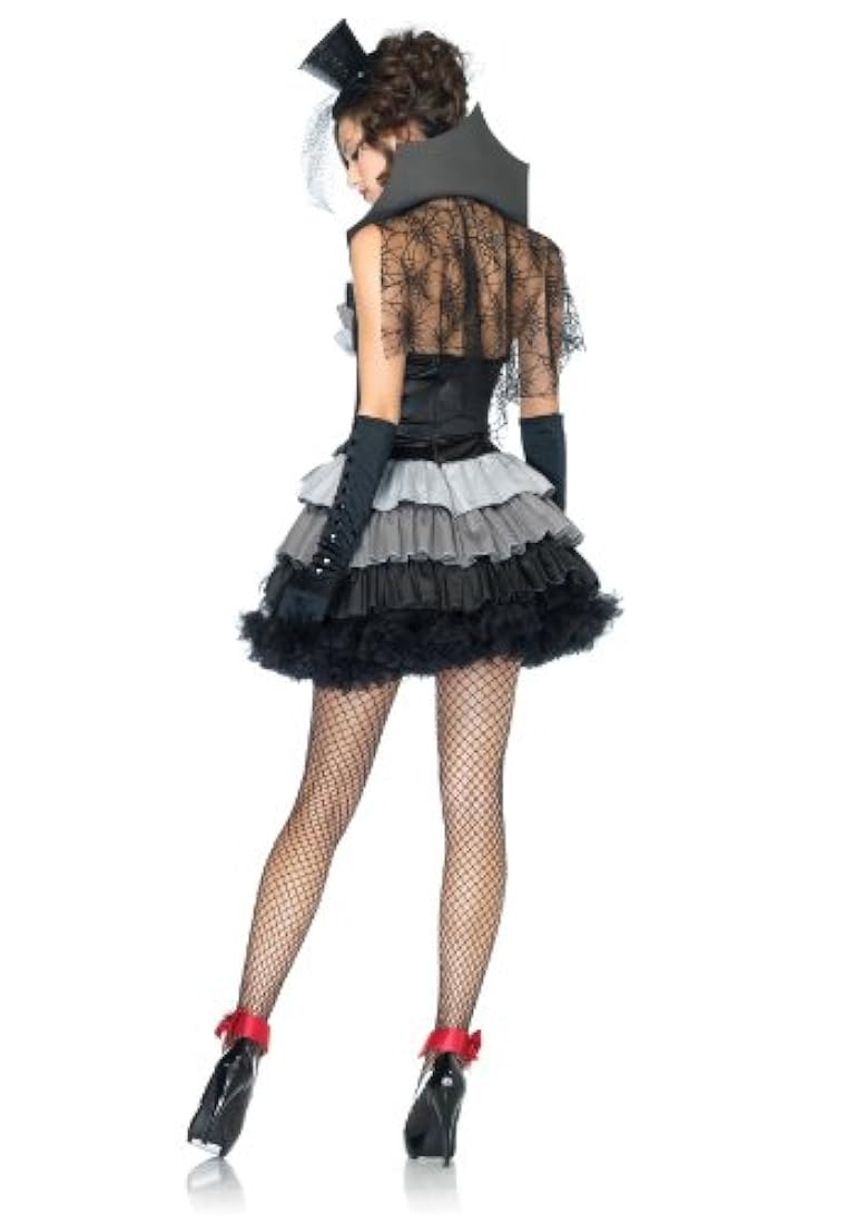 Disfraz de reina de la oscuridad de la mujer