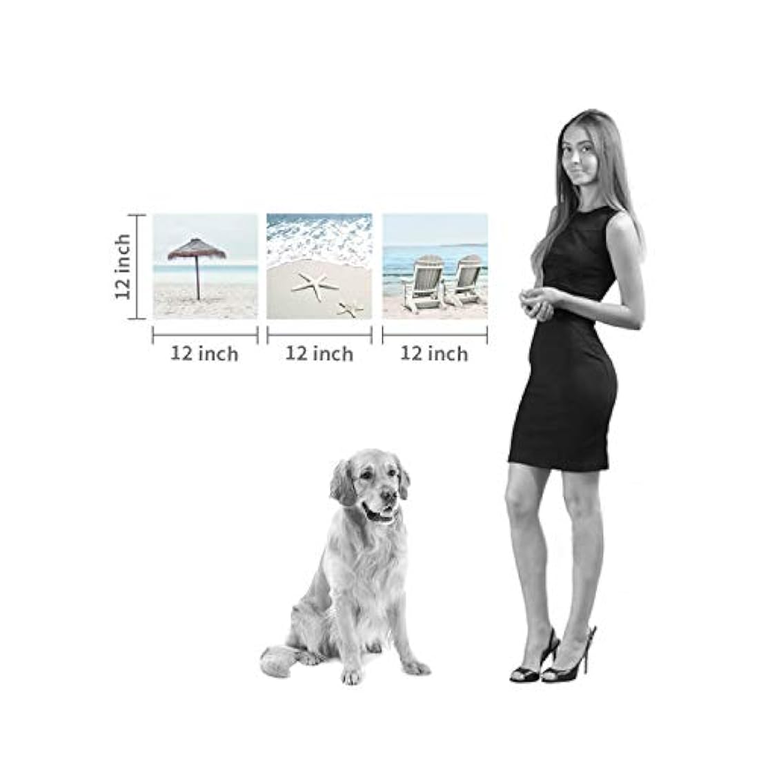 Coastal Pictures Beach Wall Art - Lienzo decorativo pared