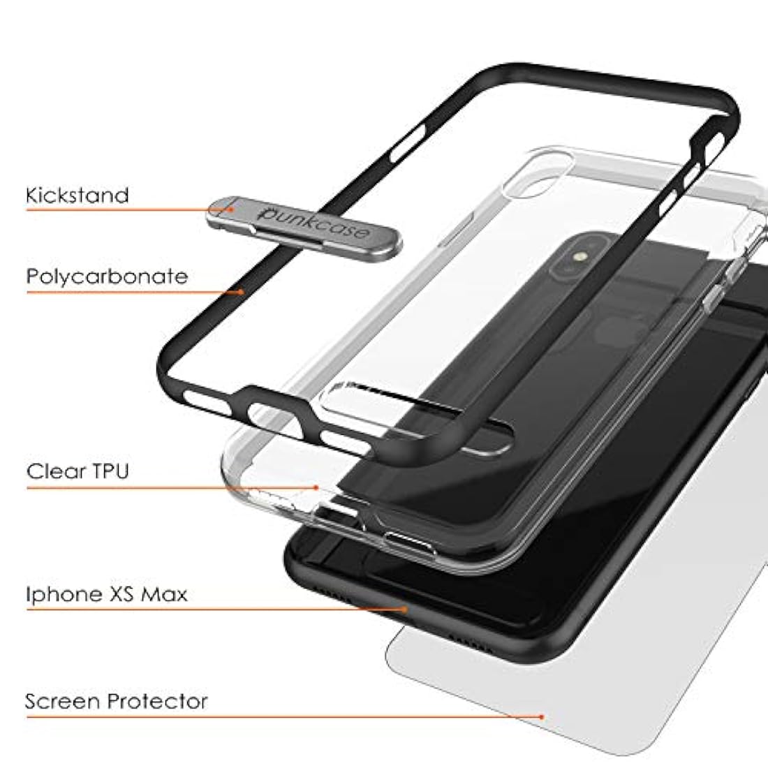 Funda para iPhone Xs con sistema antigolpes