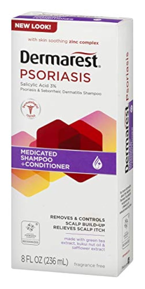 Champú y acondicionador medicados para psoriasis