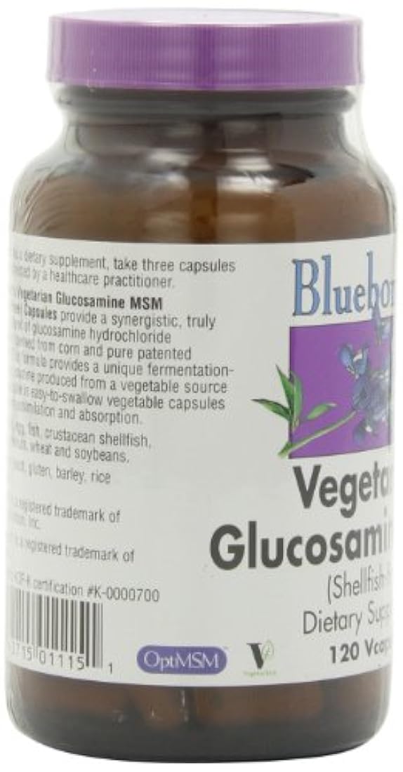 BlueBonnet Vegetarian Glucosamina Plus MSM Suplemento