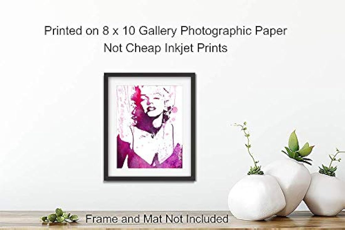 Marilyn Monroe Watercolour Wall Art Print