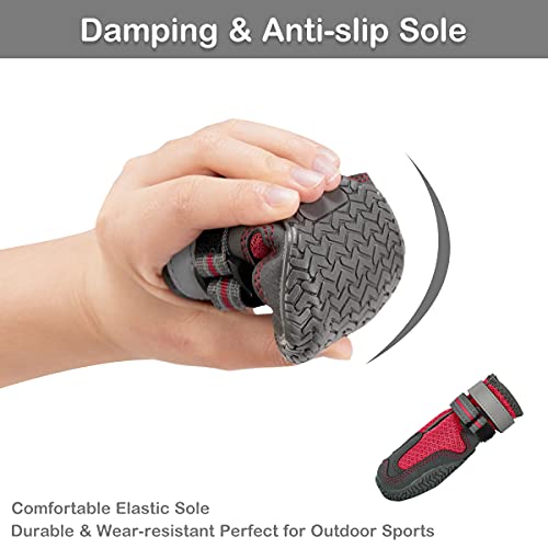 Protector de patas para perros, botas para perro con suela