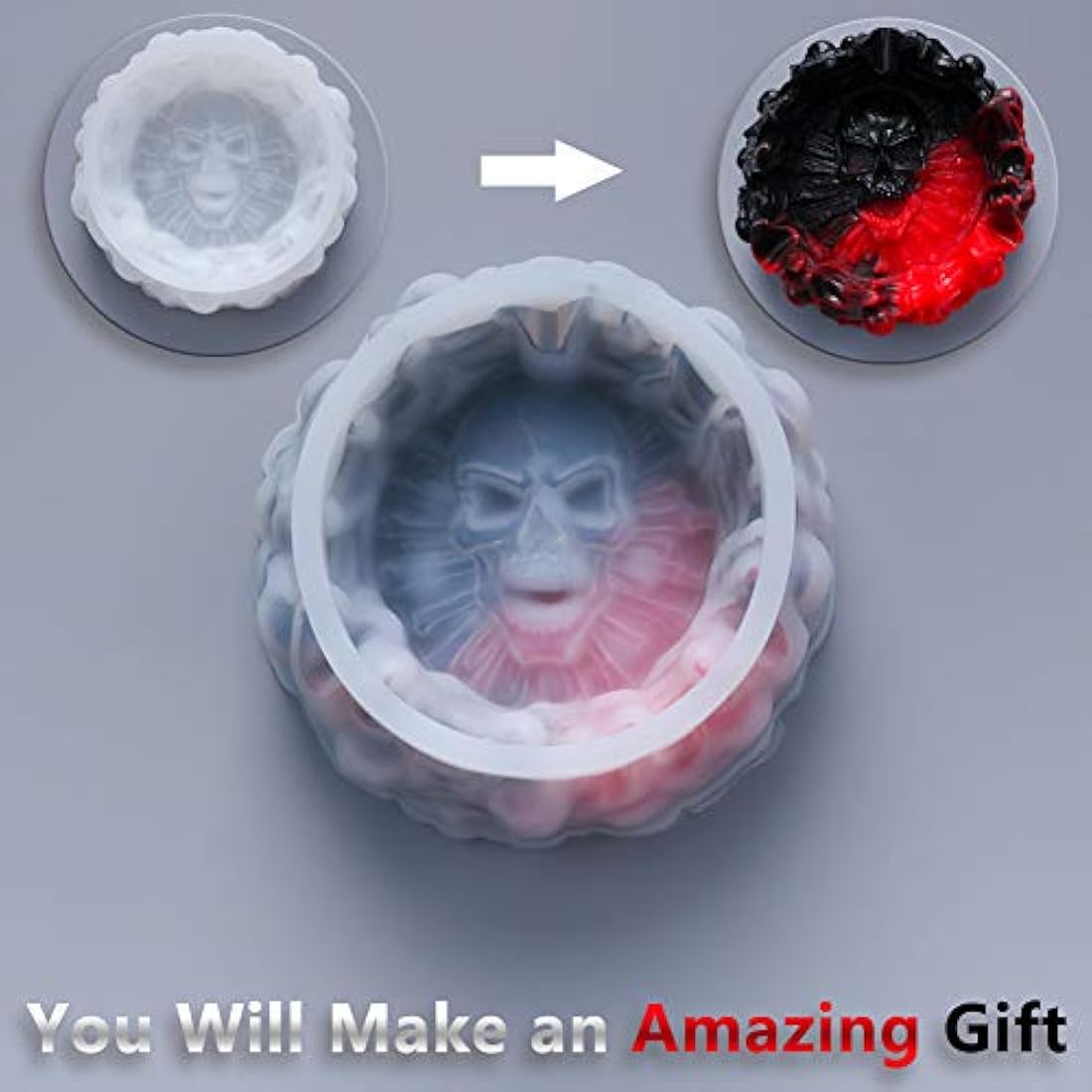 molde de silicona para cenicero