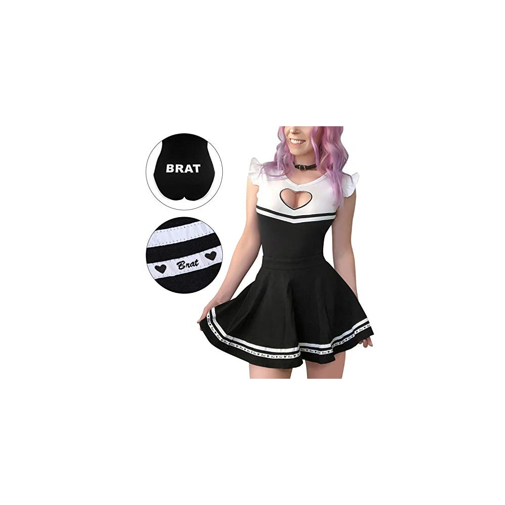 Disfraz Cosplay de algodón con falda talla XS