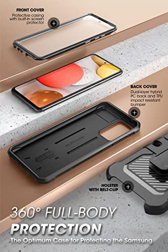 SUPCASE Unicorn Beetle Pro Series - Funda para Samsung Galaxy A53 5G (2022), funda resistente de cuerpo completo y funda con soporte con protector de pantalla integrado (negro)