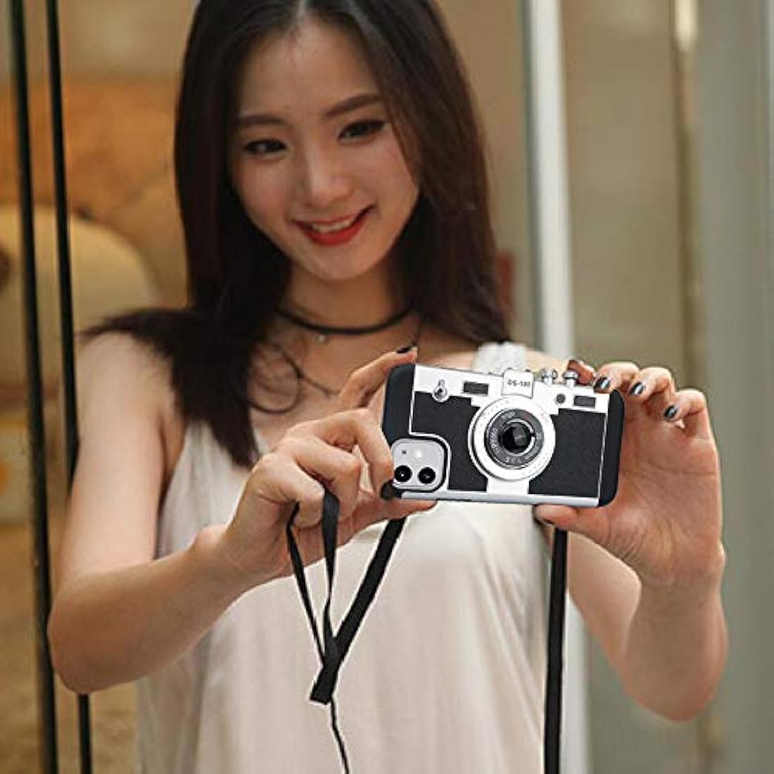 Funda de piel con tapa para Samsung Galaxy S8 Plus,iPhone 11