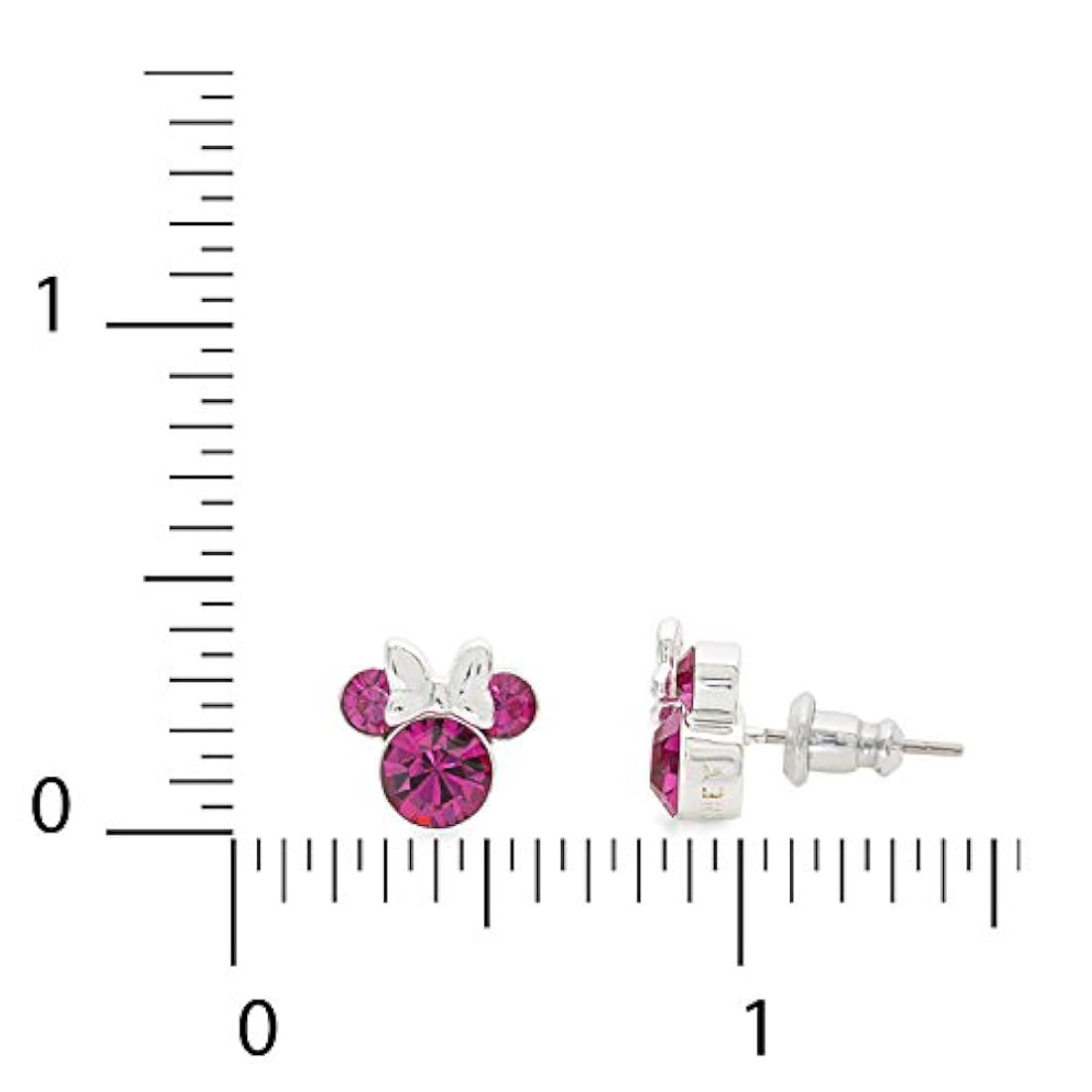 piedra de nacimiento de joyas pendientes chapados en plata