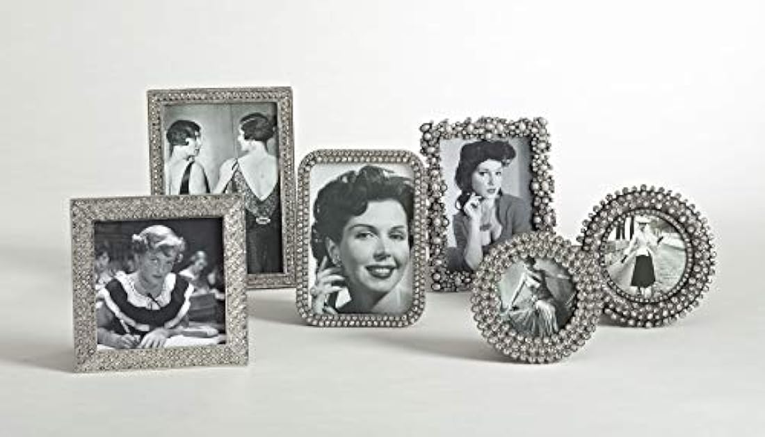 Marco de fotos redondo de Sario Lifestile, 3.0 x 3.0 in