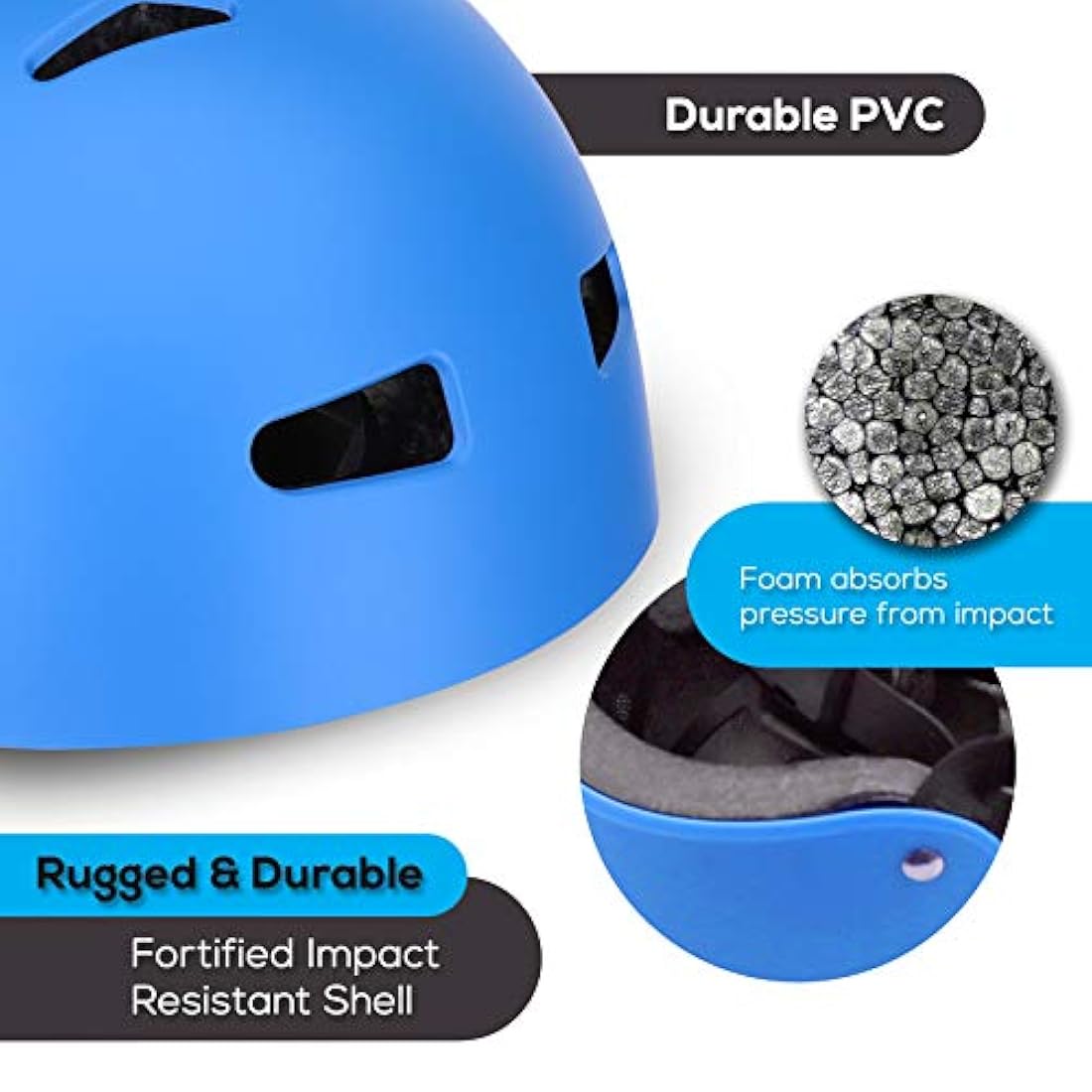Casco de seguridad deportivo ajustable HURTLE HURTSHLBL