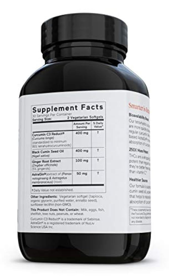 Curcumina cápsulas de gel