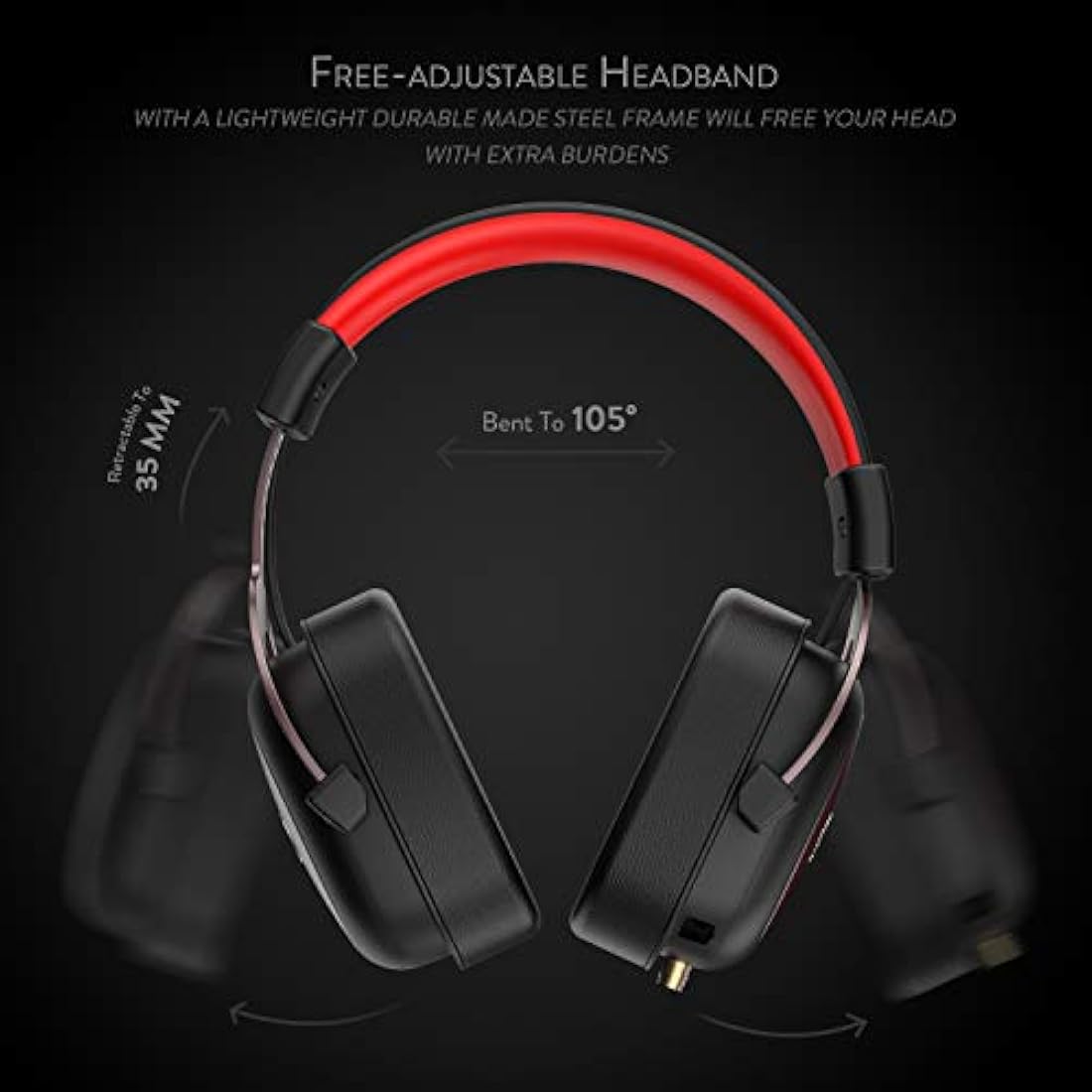 Redragon - Auriculares para videojuegos con cable café: H510.