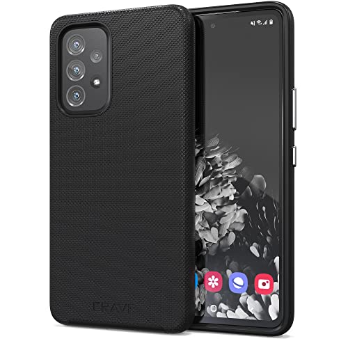 Crave Dual Guard - Funda para Samsung Galaxy A53, protección a prueba de golpes, doble capa para Samsung Galaxy A53 5G, color negro