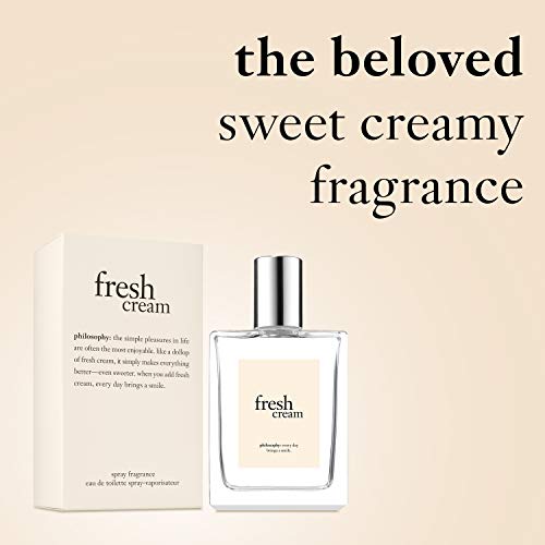 Perfumes filosofía Crema fresca Eau de toilette 2 Oz