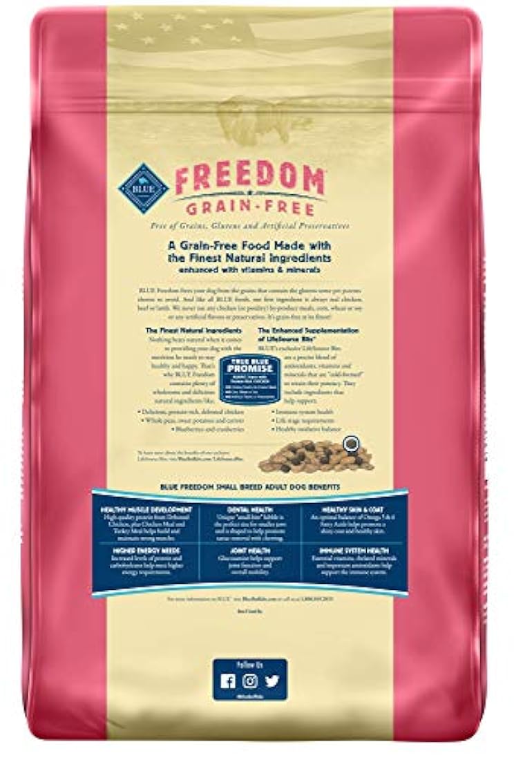 Free Natural Adult Raza pequeña Comida seca para perros
