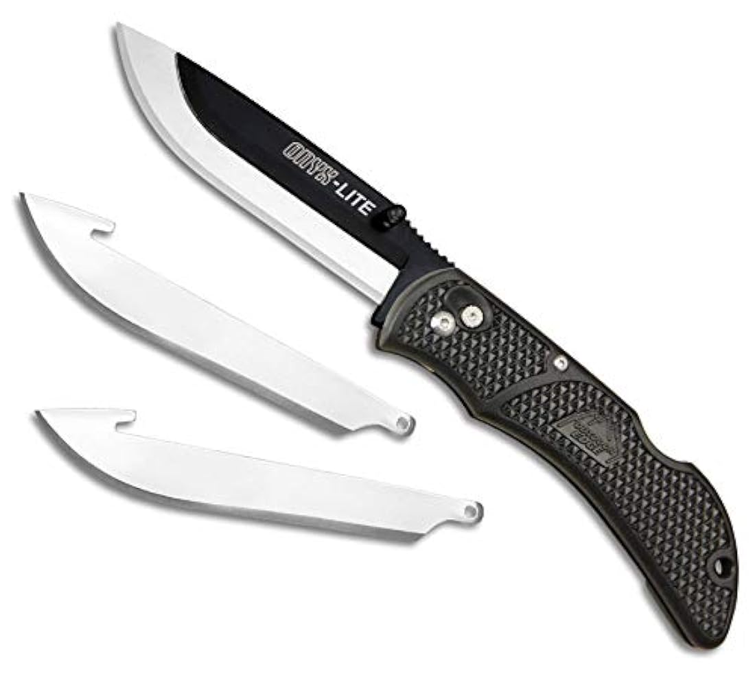 Outdoor Edge - Hoja reemplazable ONYX, cuchillo plegable