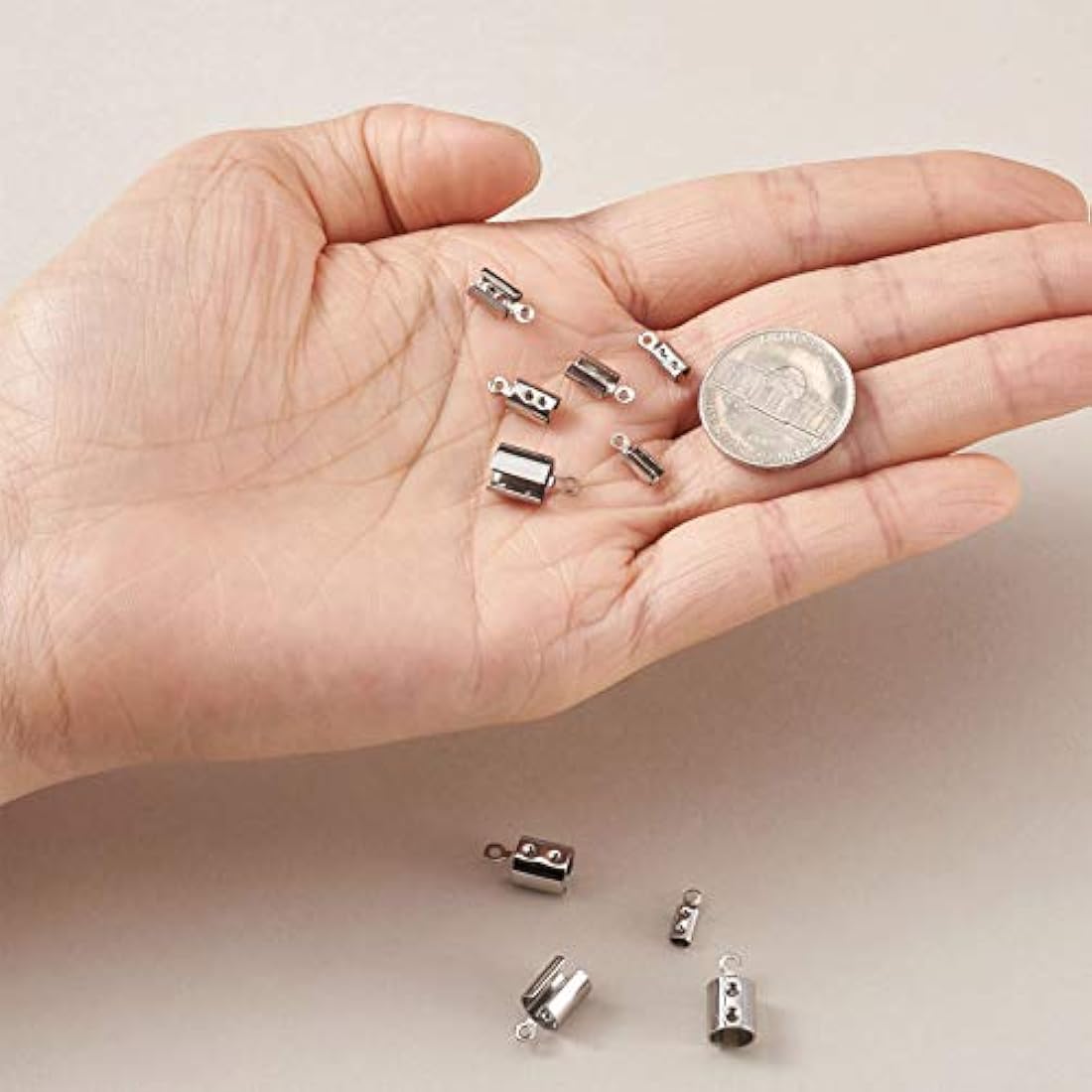 Dijes y Medallas 400 piezas de acero inoxidable