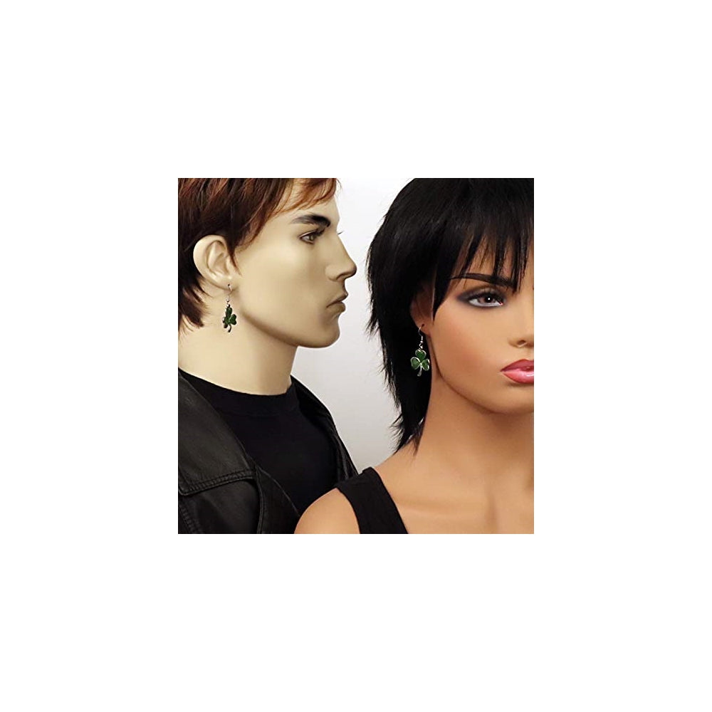 Aretes colgantes de trébol para mujeres