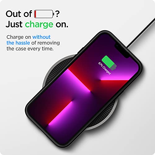 Spigen Ultra híbrido diseñado para iPhone 13 Pro caso (2021) - negro mate