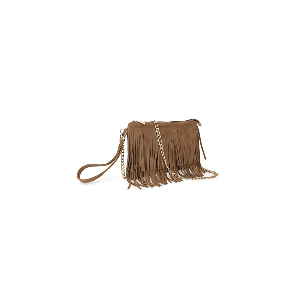 Bolsos cruzado para mujer pequeño con cremallera superior
