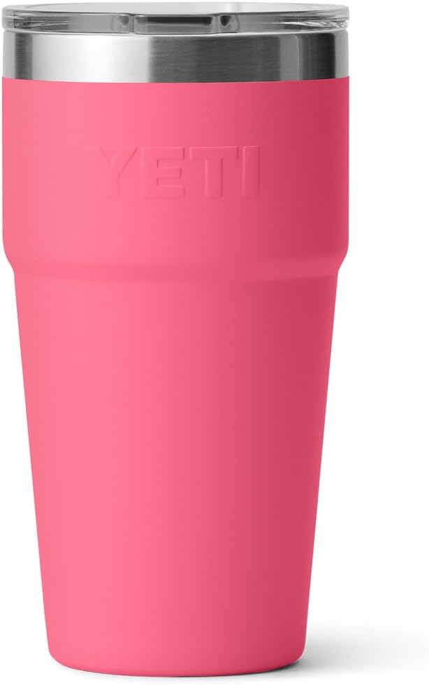 Vaso Apilable YETI 20 oz, Acero Rosa (Tropical Pink)
