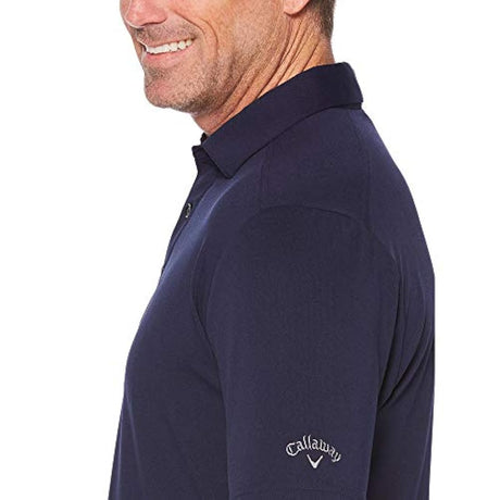 Callaway Polo de golf microhexagonal grande y alto Opti-Dri.
